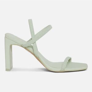 BRAND NEW FOREVER 21 SQUARE TOE BLOCK HEEL SANDAL G1